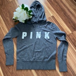 PINK logo Long Sleeve Hoodie Sweater